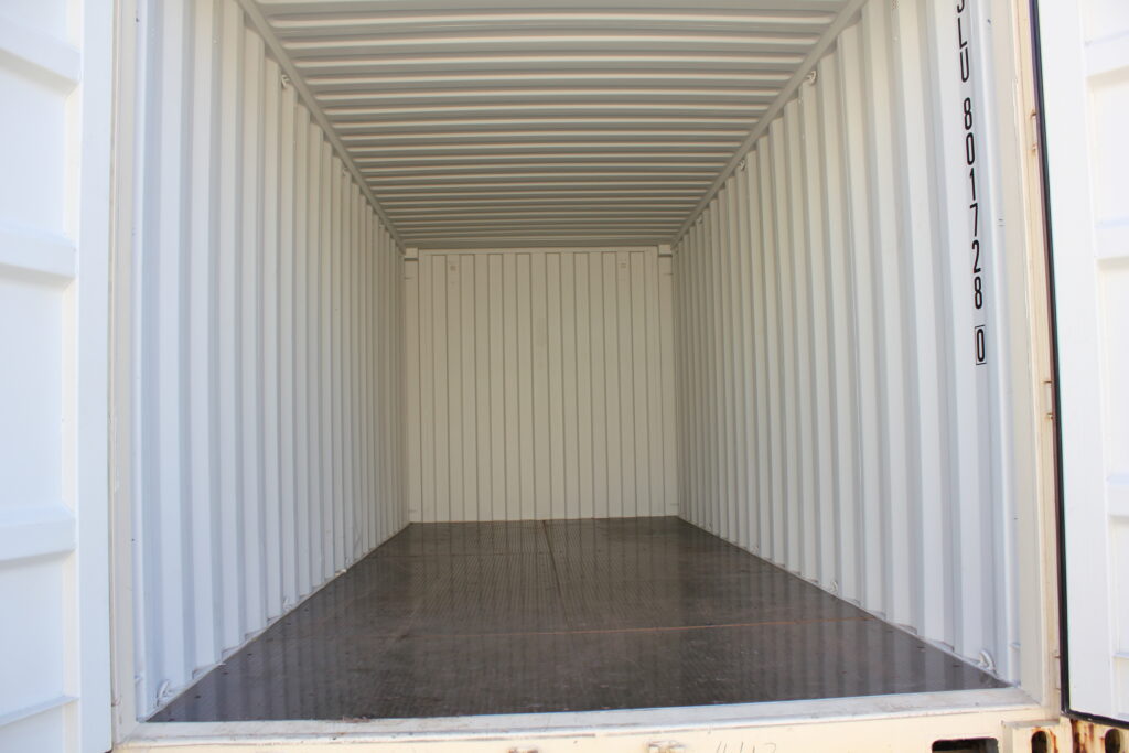 Internal storage in our sea containers at Cape Containers in Dunsborough